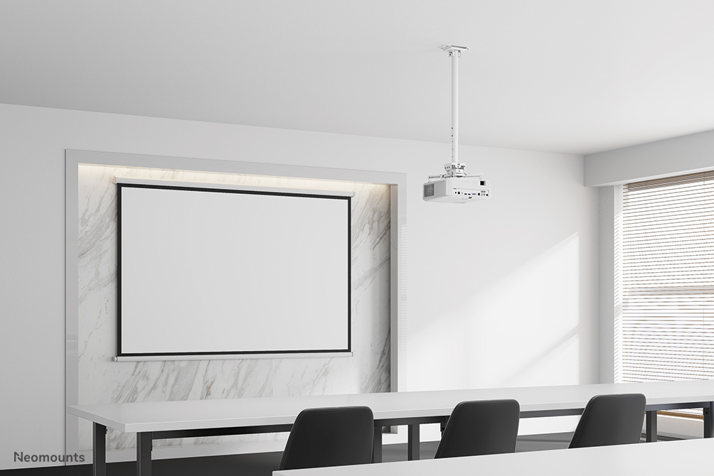 Neomounts CL25-550WH1 Beamer plafondbeugel - h 74,5-114,5 cm - Easy Install - full motion